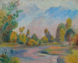 Sulla riva del fiume, 1896 da Pierre Auguste Renoir
