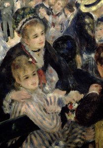 Ballo al Moulin de la Galette, dettaglio di due donne sedute
