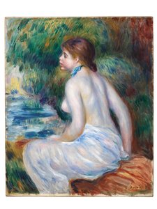 Bagnante seduta da Pierre Auguste Renoir