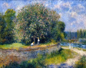 Castagno in fiore da Pierre Auguste Renoir