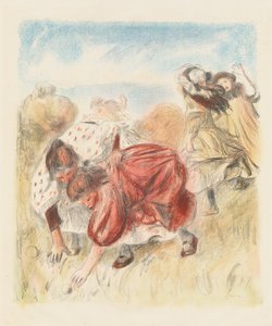 Bambini che giocano a palla da Pierre Auguste Renoir