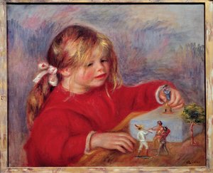 Claude Renoir che gioca