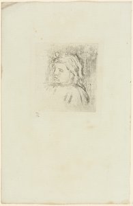 Claude Renoir girato tre quarti a sinistra da Pierre Auguste Renoir