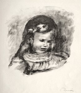 Claude Renoir, la testa chinata, 1904