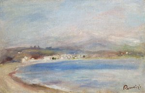 Cros de Cagnes, Mare, Montagne, c.1910 da Pierre Auguste Renoir
