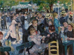 Ballo al Moulin de la Galette da Pierre Auguste Renoir