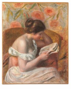 Donna che legge da Pierre Auguste Renoir