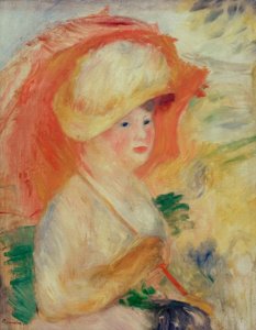 Donna con ombrello da Pierre Auguste Renoir