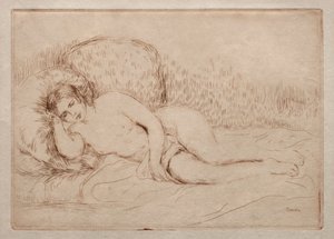 Donna nuda sdraiata
