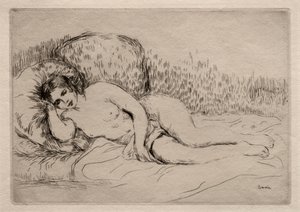 Donna nuda distesa