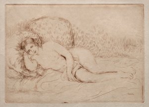 Donna nuda distesa, 1906