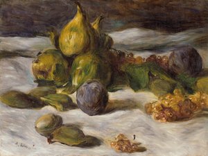 Natura morta di frutta (fichi e ribes) da Pierre Auguste Renoir