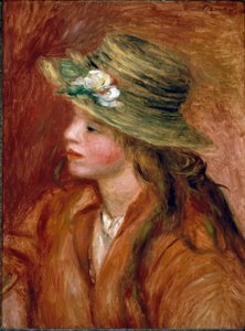 Ragazza con cappello di paglia
