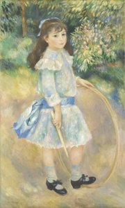 Ragazza con un cerchio, 1885