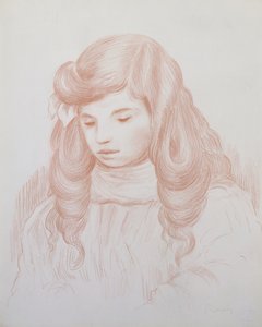 Testa di un bambino, 1913 da Pierre Auguste Renoir