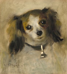 Testa di Cane, 1870 da Pierre Auguste Renoir