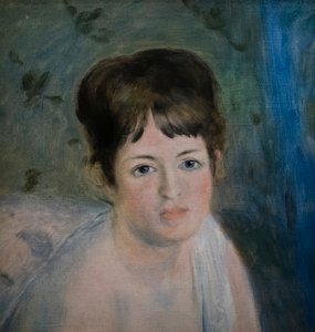 Testa di una donna da Pierre Auguste Renoir