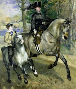 Cavallerizza nel Bois de Boulogne da Pierre Auguste Renoir