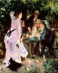 Nel giardino, o sotto gli alberi del Moulin de la Galette da Pierre Auguste Renoir