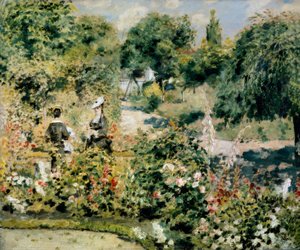 Giardino a Fontenay da Pierre Auguste Renoir