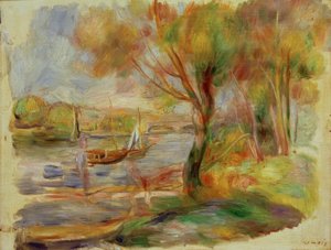 La Senna ad Argenteuil da Pierre Auguste Renoir