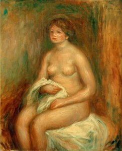 La donna con la drapperia