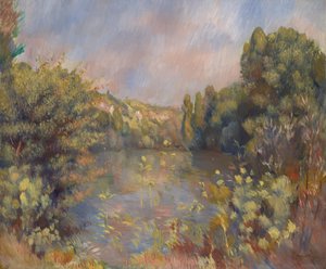 Paesaggio lacustre, c. 1889 da Pierre Auguste Renoir