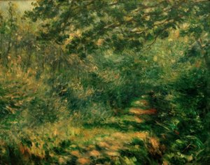 Il viale nel bosco da Pierre Auguste Renoir