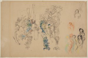 Paesaggio e figure da Pierre Auguste Renoir