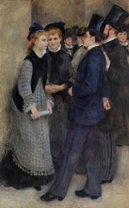 Uscita dal conservatorio da Pierre Auguste Renoir