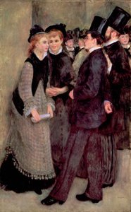Uscita dal conservatorio (La Sortie du conservatoire) da Pierre Auguste Renoir