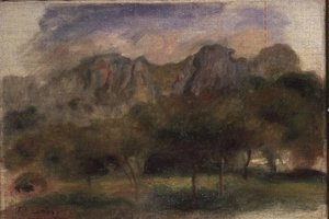 Les Alpilles da Pierre Auguste Renoir