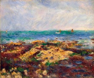Bassa marea a Yport, 1883