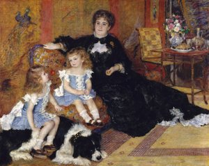 Madame Georges Charpentier Marguérite-Louise Lemonnier, 1848-1904..., 1878 da Pierre Auguste Renoir