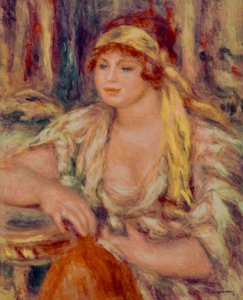 Madame Renoir con turbante giallo