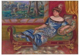 Madame de Galéa à la méridienne, 1912 da Pierre Auguste Renoir