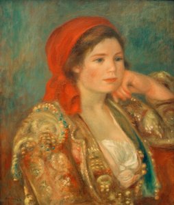 Ragazza con giacca spagnola da Pierre Auguste Renoir