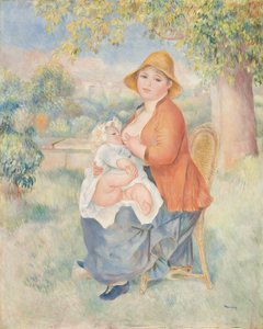 Maternità o Donna che allatta il figlio (Madame Renoir e suo figlio) da Pierre Auguste Renoir