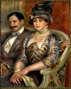 Monsieur et Madame Bernheim de Villers - Ritratto di Gaston Bernheim de Villers da Pierre Auguste Renoir