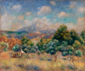 Montagne Sainte-Victoire da Pierre Auguste Renoir
