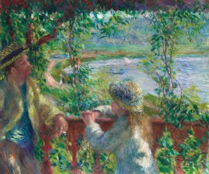 Vicino al lago da Pierre Auguste Renoir