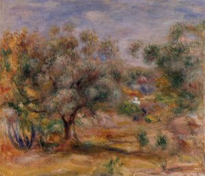Ulivo a Les Collettes, 1910-15 circa (olio su tela) da Pierre Auguste Renoir