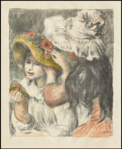 Fissando il cappello: Seconda lastra, c.1898