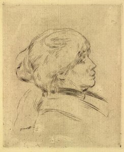 Ritratto di Berthe Morisot da Pierre Auguste Renoir