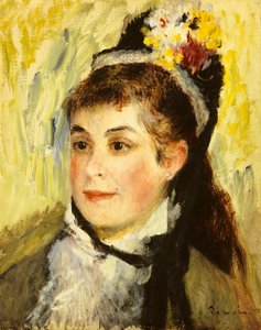 Ritratto di Madame Edmond Renoir, 1876 da Pierre Auguste Renoir