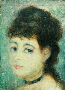 Ritratto di giovane donna. La parigina da Pierre Auguste Renoir