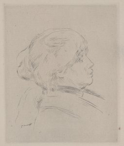 Ritratto di Berthe Morisot da Pierre Auguste Renoir