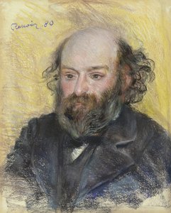 Ritratto di Paul Cézanne 1839-1906, 1880 da Pierre Auguste Renoir