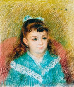 Ritratto di una Giovane Ragazza Elisabeth Maître, 1879 da Pierre Auguste Renoir