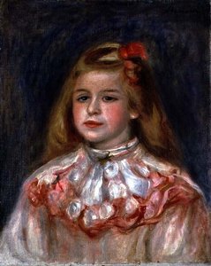 Ritratto di una Giovane Ragazza, c.1895 da Pierre Auguste Renoir
